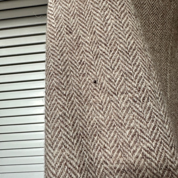 Vintage Burberrys Harris Tweed Jacket Beige Tan Small - Picture 9 of 16